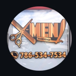 Logo de X Men Barber Shop